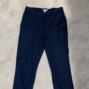 h&m trousers - navy